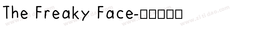 The Freaky Face字体转换